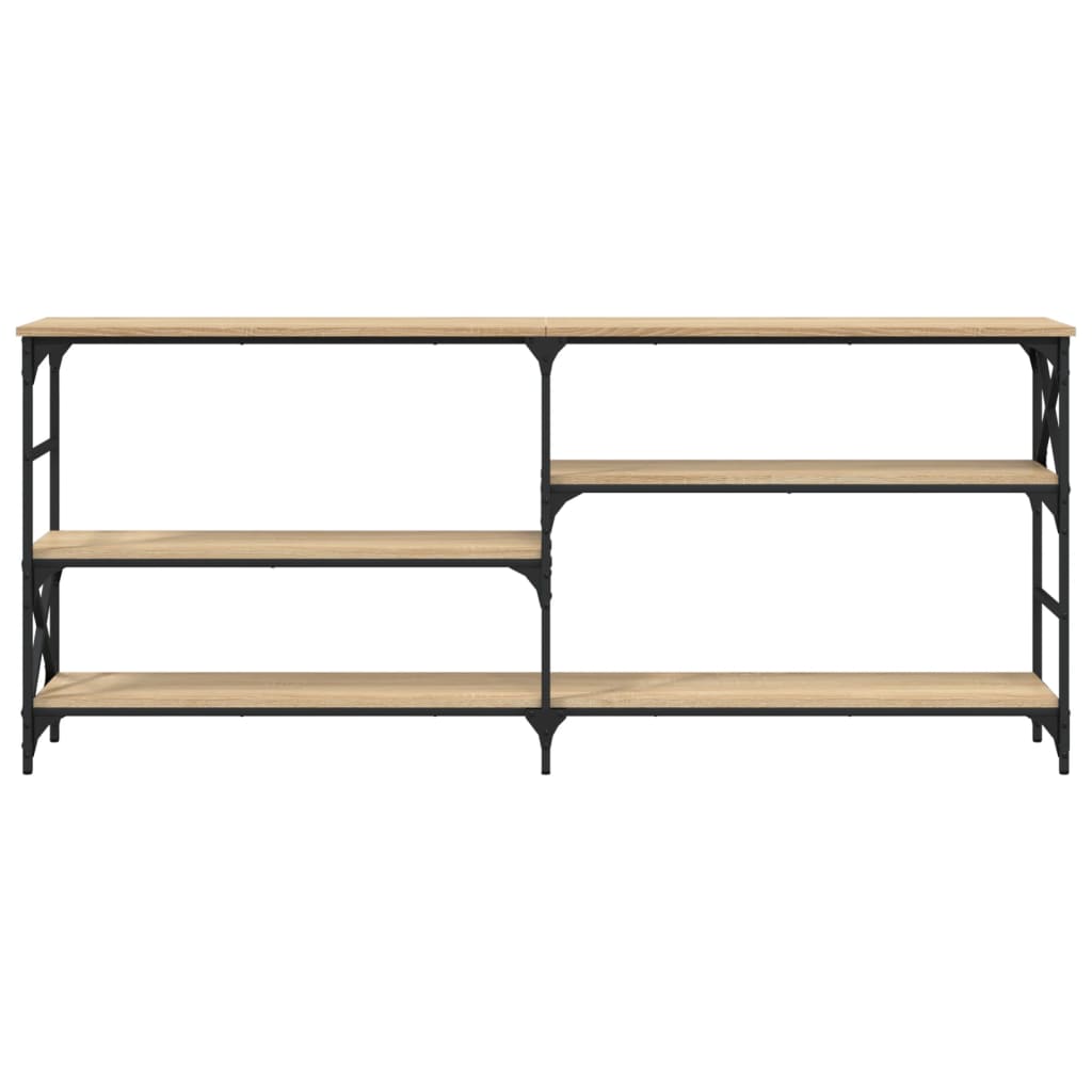 Masuta consola, stejar sonoma, 180x29x76,5 cm, lemn prelucrat — imaginea 4