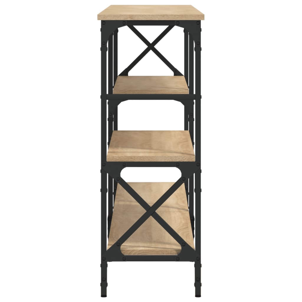 Masuta consola, stejar sonoma, 180x29x76,5 cm, lemn prelucrat — imaginea 5