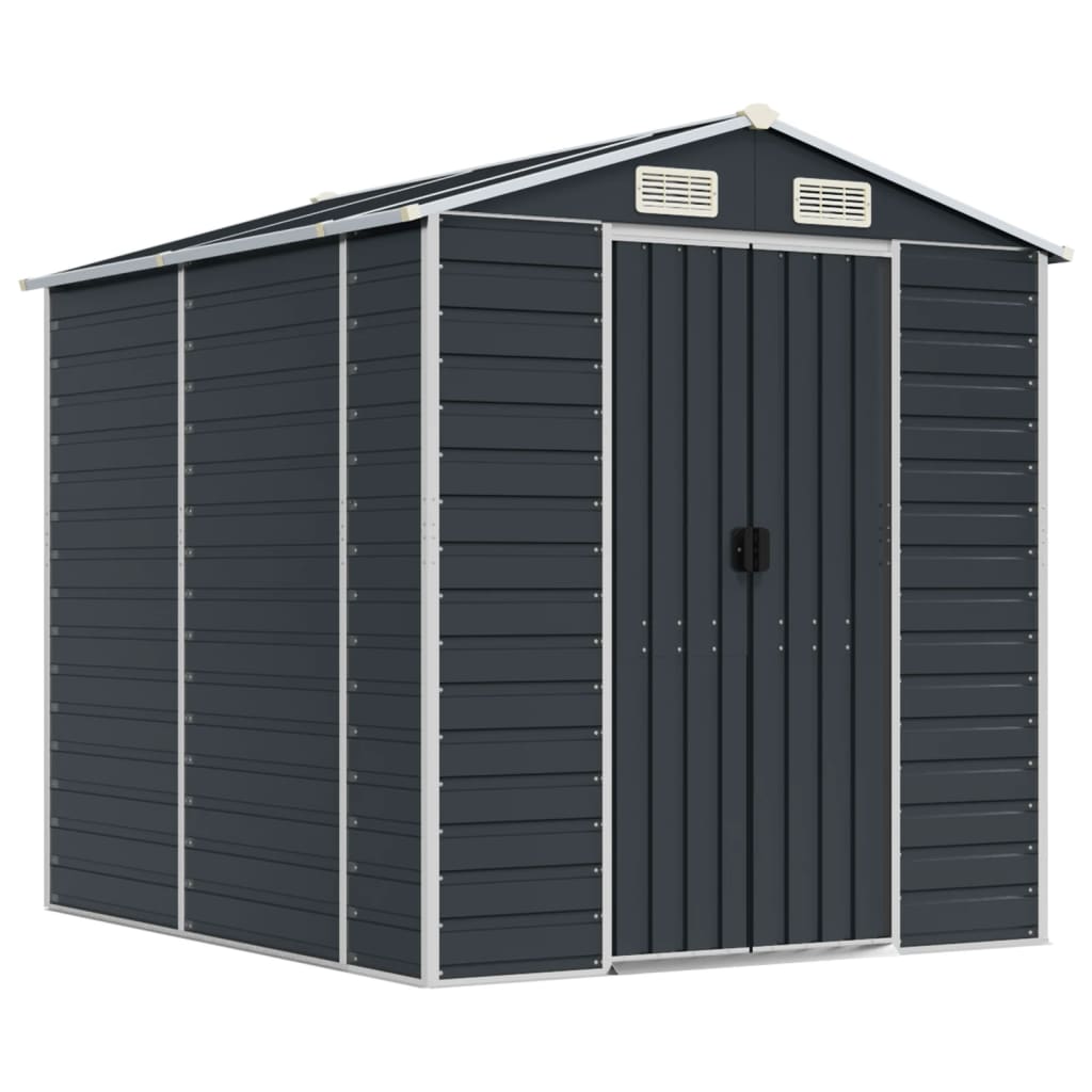 Sopron de gradina, antracit, 191x215x198 cm, otel galvanizat