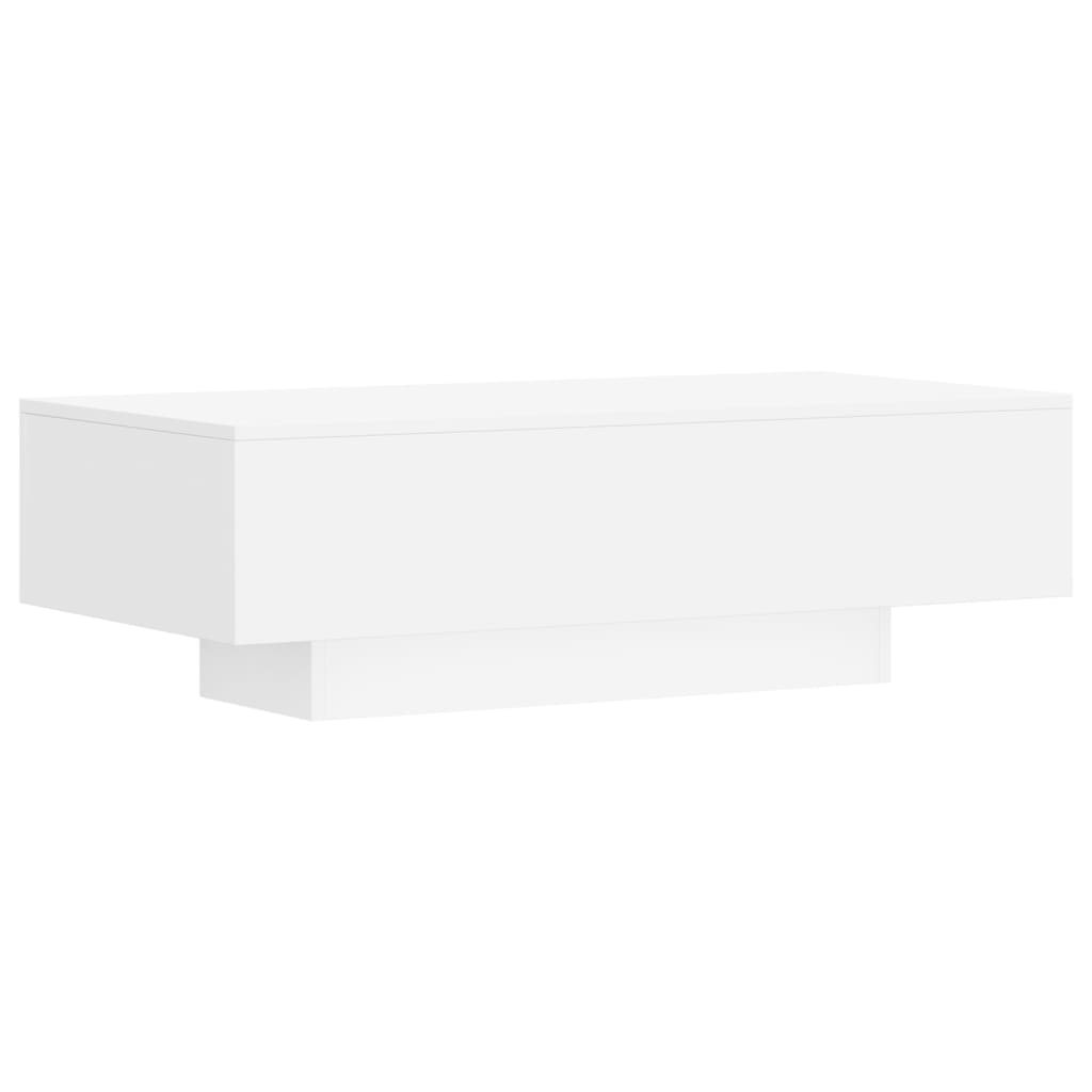 Masuta de cafea, alb, 100x49,5x31 cm, lemn prelucrat