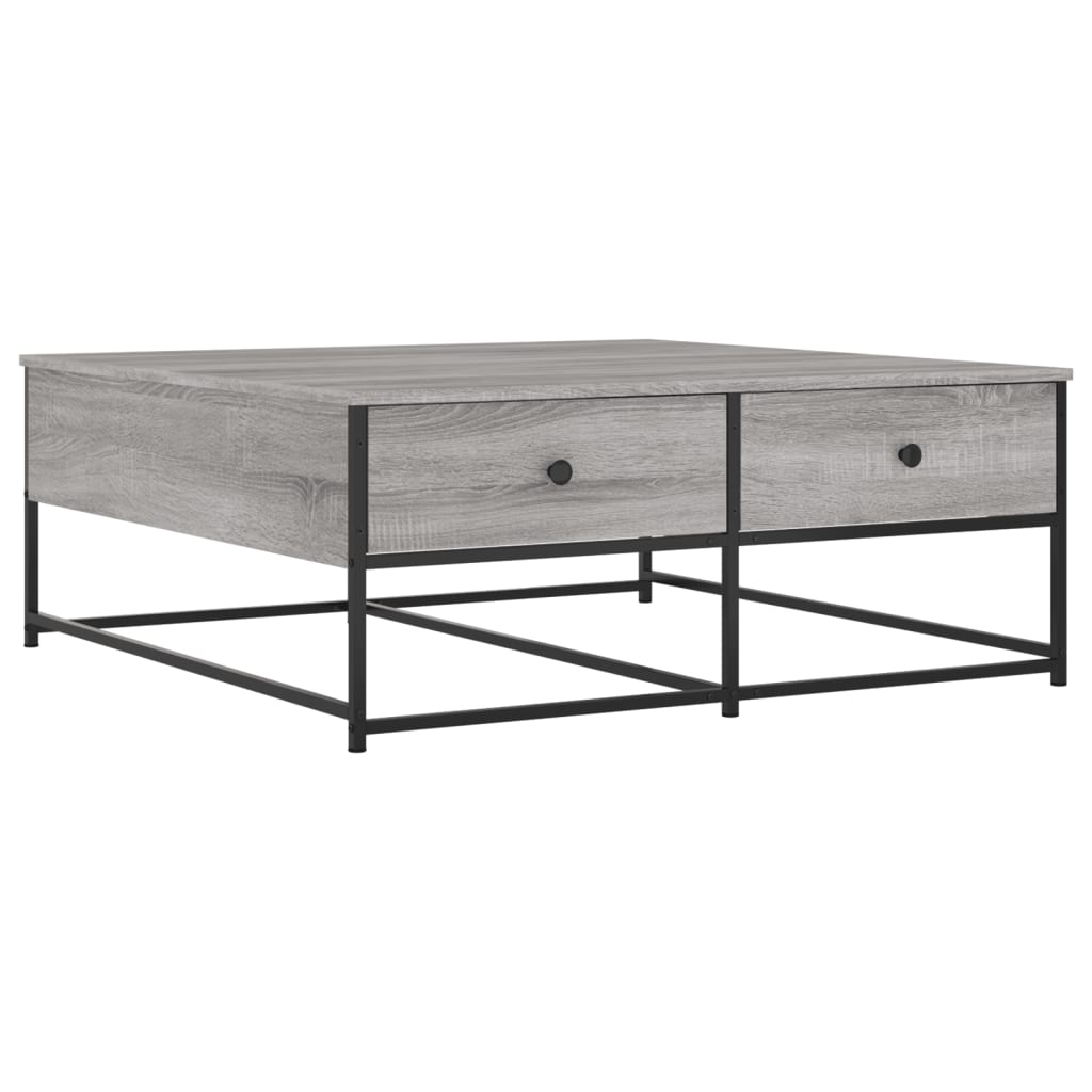Masuta de cafea, gri sonoma, 100x99x40 cm, lemn prelucrat