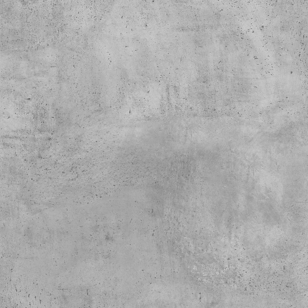 Masa de toaleta cu oglinda, gri beton, 96x39x142 cm - imagine 8
