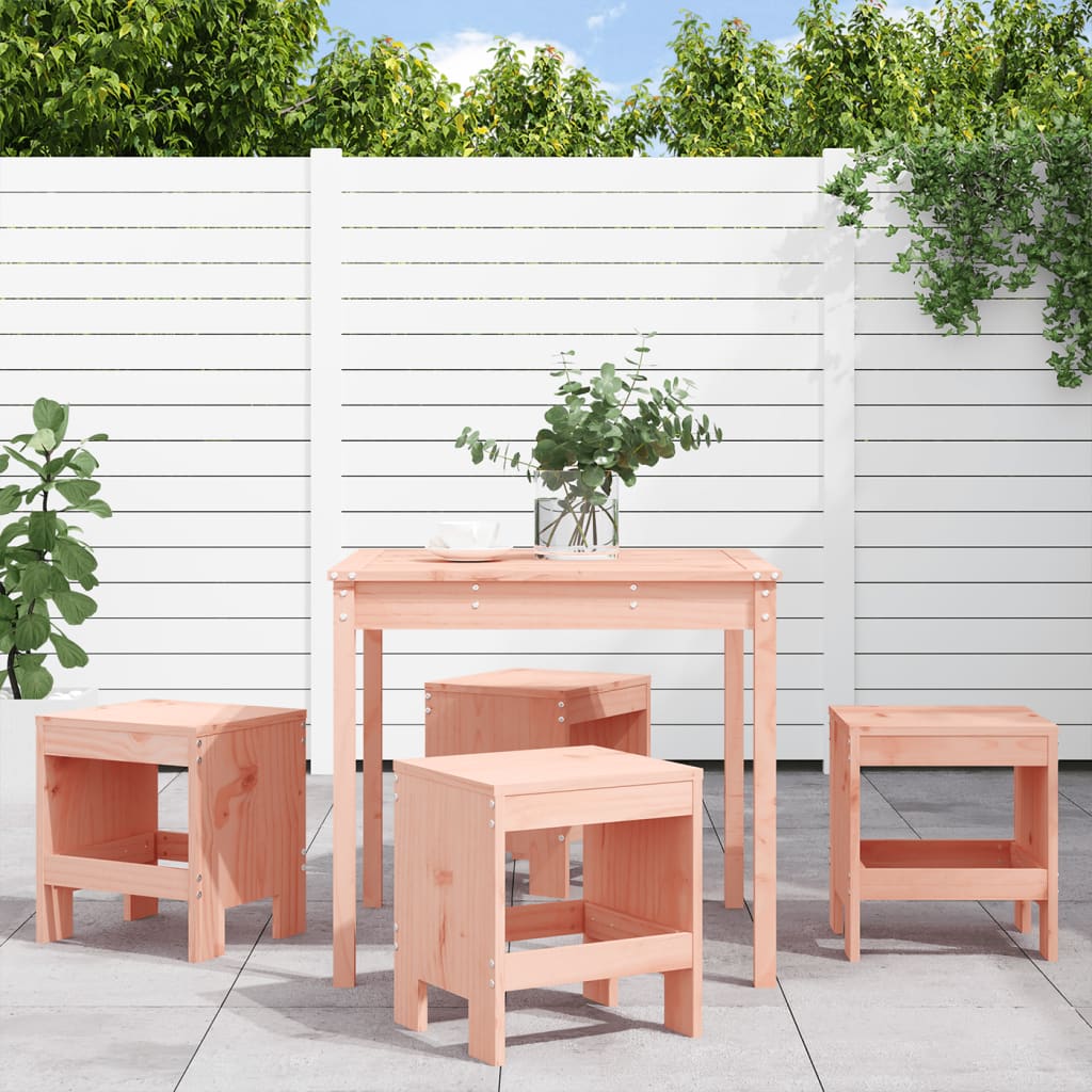 Set cu masa de gradina, 5 piese, lemn masiv douglas — imaginea 2