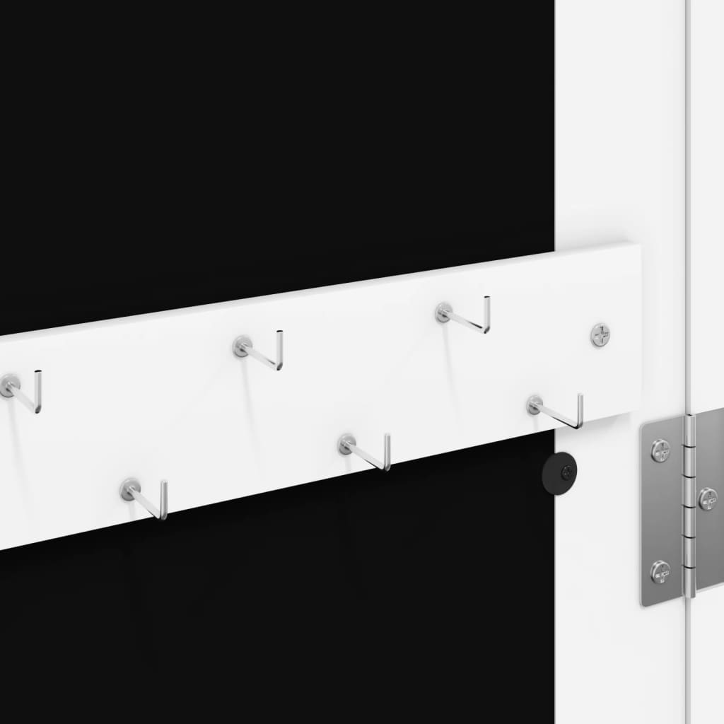 Dulap autonom de bijuterii, cu oglinda si lumini LED, alb — imaginea 9