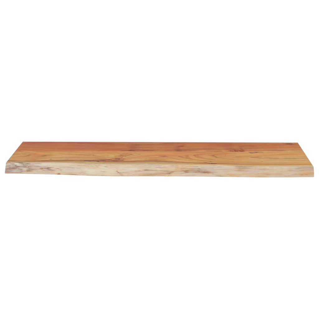 Raft perete 70x30x3,8 cm dreptunghiular lemn acacia margine vie — imaginea 4