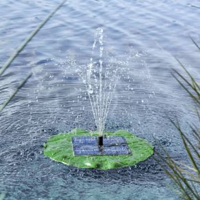 pompa manuala de scos apa din fantana HI Pompa de fantana solara plutitoare, frunza de lotus