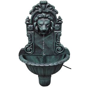 floarea de pe bancnota de 1 leu Fantana de perete cu design cap de leu