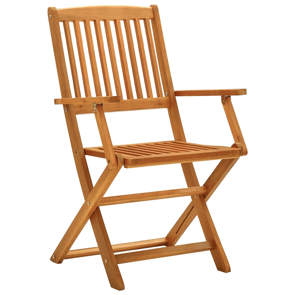 Set mobilier de gradina, 5 piese, lemn masiv de acacia — imaginea 4
