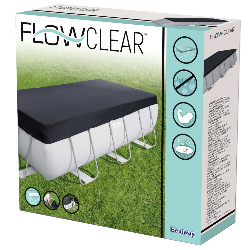 Bestway Prelata de piscina Flowclear, 404 x 201 cm - 4 | YEO