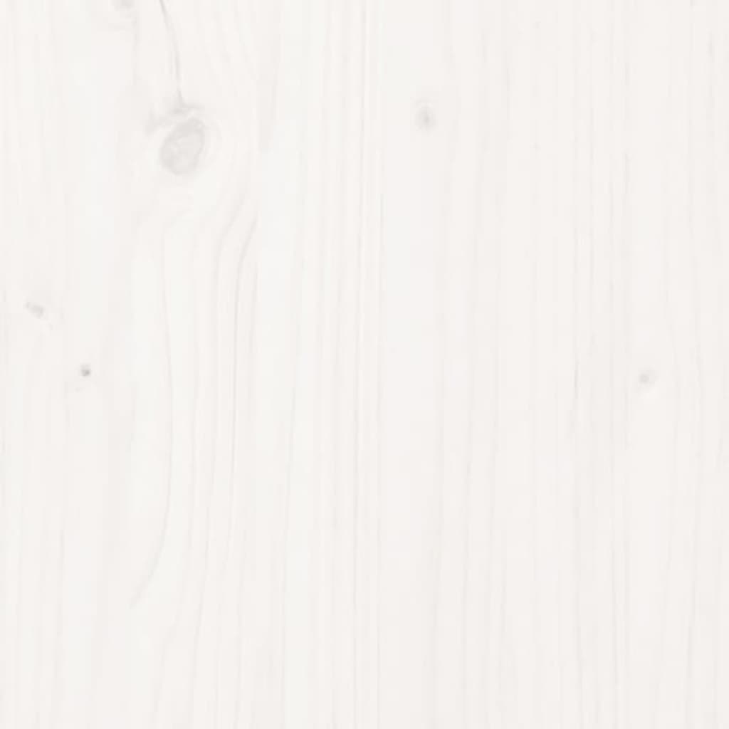 Masa consola, alb, 100x35x75 cm, lemn masiv de pin — imaginea 9
