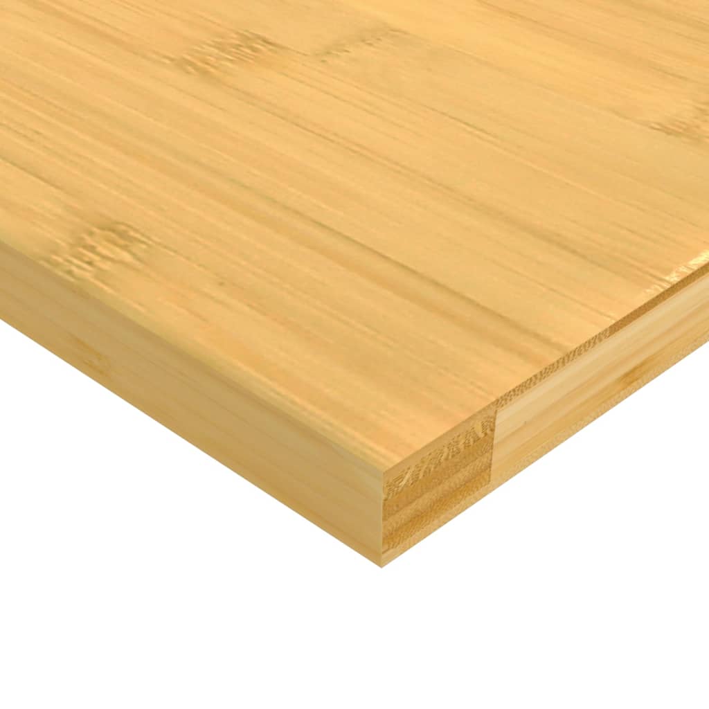 Raft de perete, 60x20x1,5 cm, bambus — imaginea 3