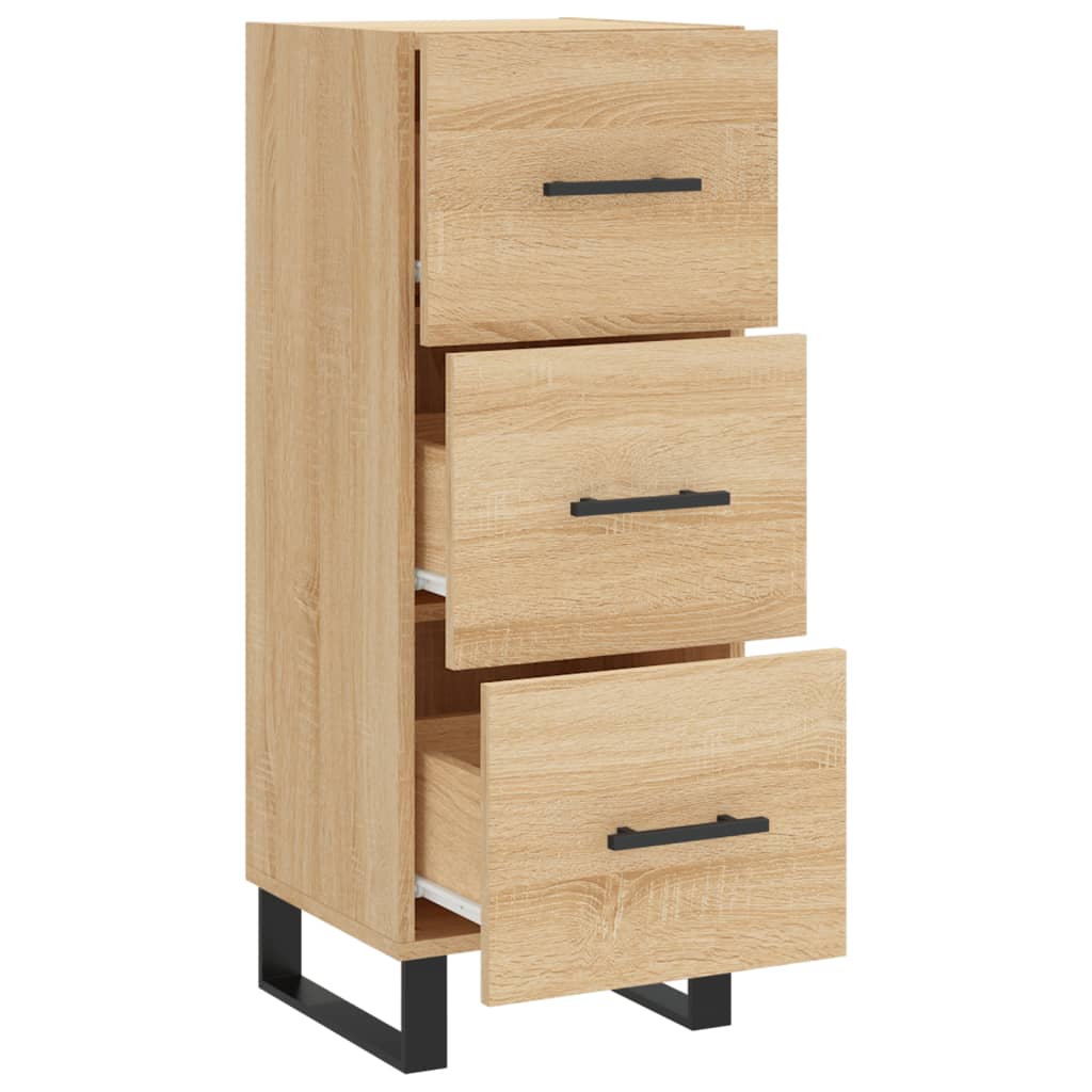 Servanta, stejar sonoma, 34,5x34x90 cm, lemn compozit — imaginea 5