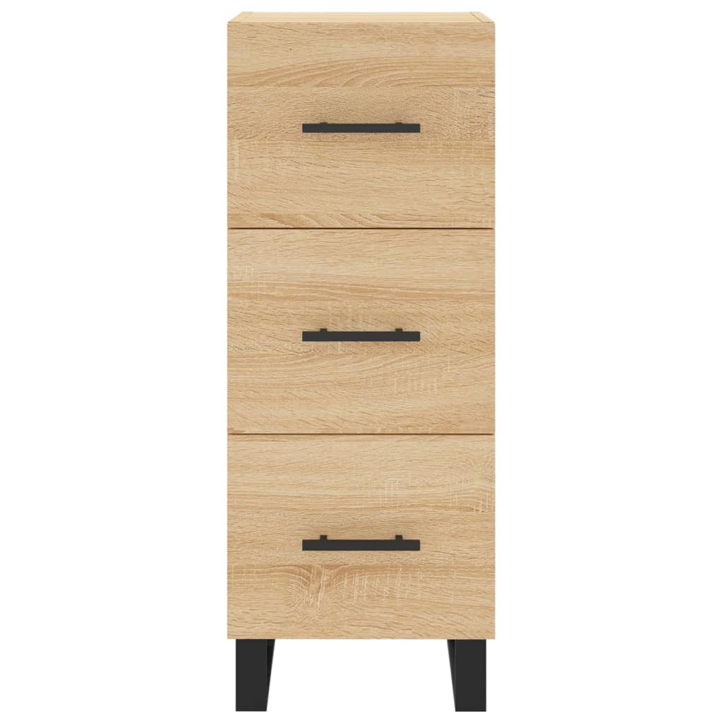 Servanta, stejar sonoma, 34,5x34x90 cm, lemn compozit — imaginea 6
