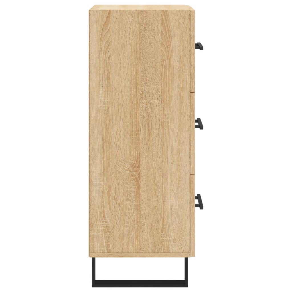Servanta, stejar sonoma, 34,5x34x90 cm, lemn compozit — imaginea 7