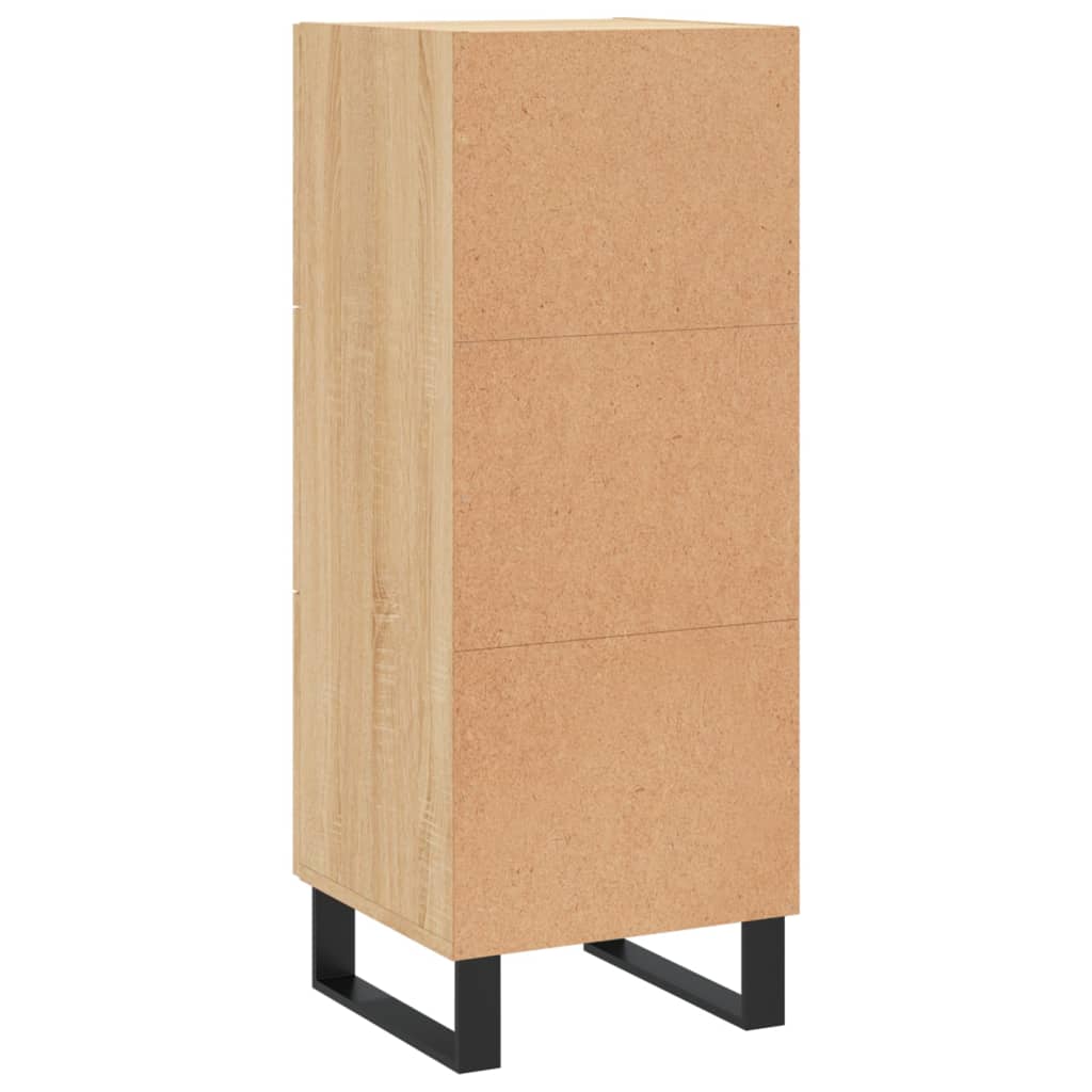 Servanta, stejar sonoma, 34,5x34x90 cm, lemn compozit — imaginea 8