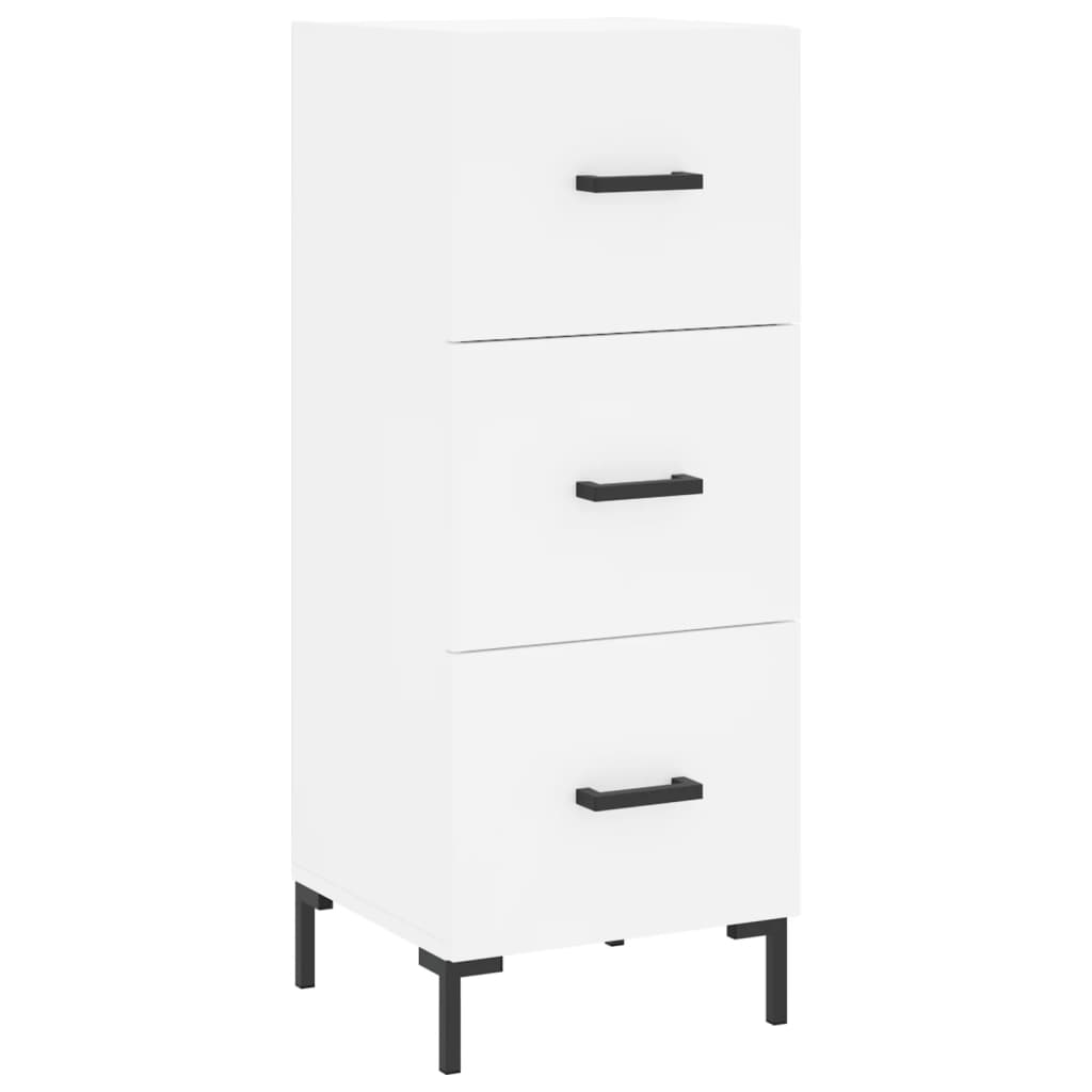 Servanta, alb, 34,5x34x90 cm, lemn compozit