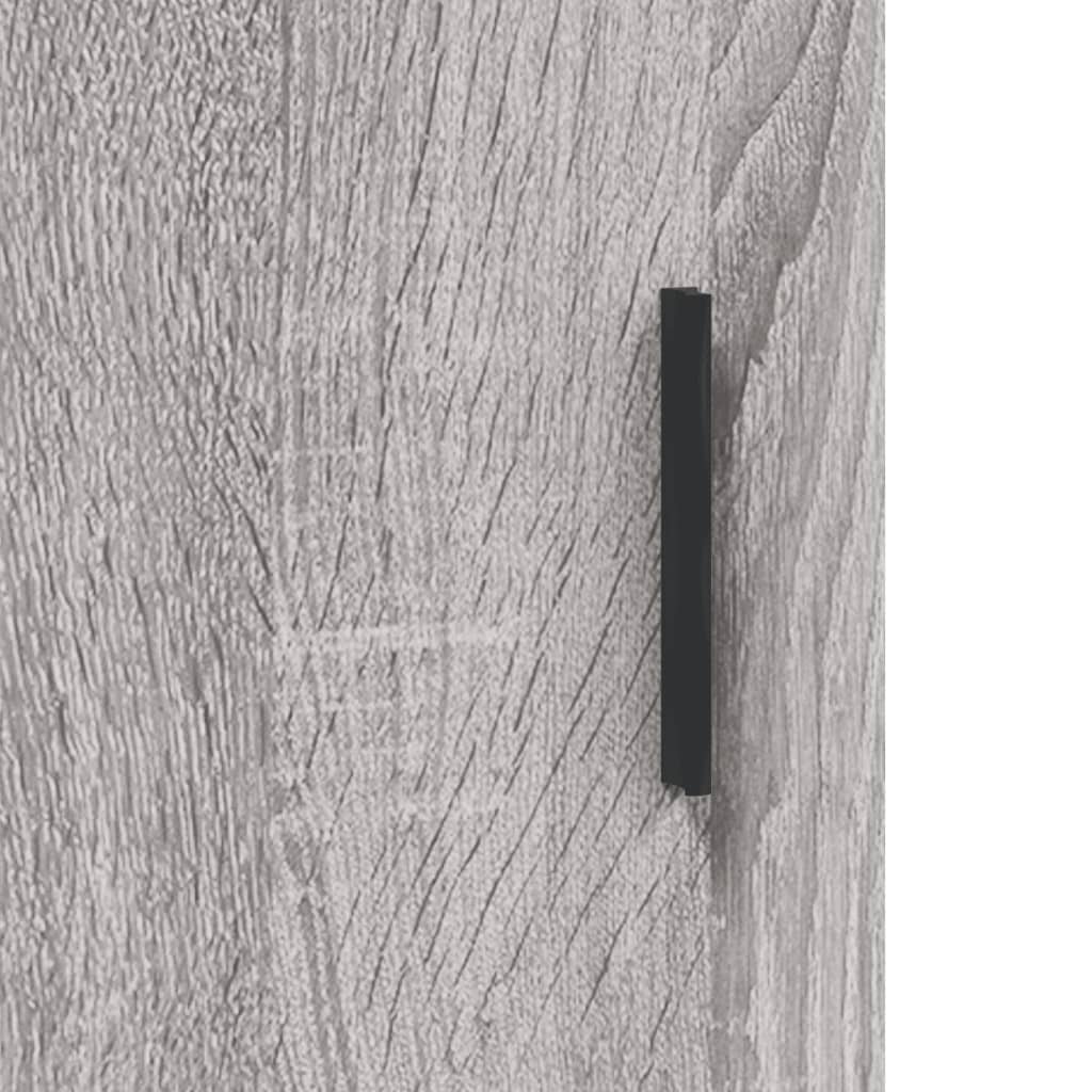 Servanta, gri sonoma, 34,5x34x90 cm, lemn compozit — imaginea 10