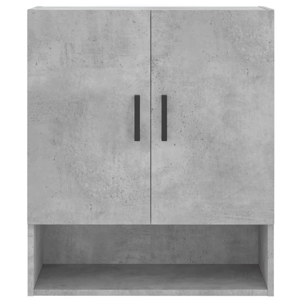 Dulap de perete, gri beton, 60x31x70 cm, lemn compozit — imaginea 5