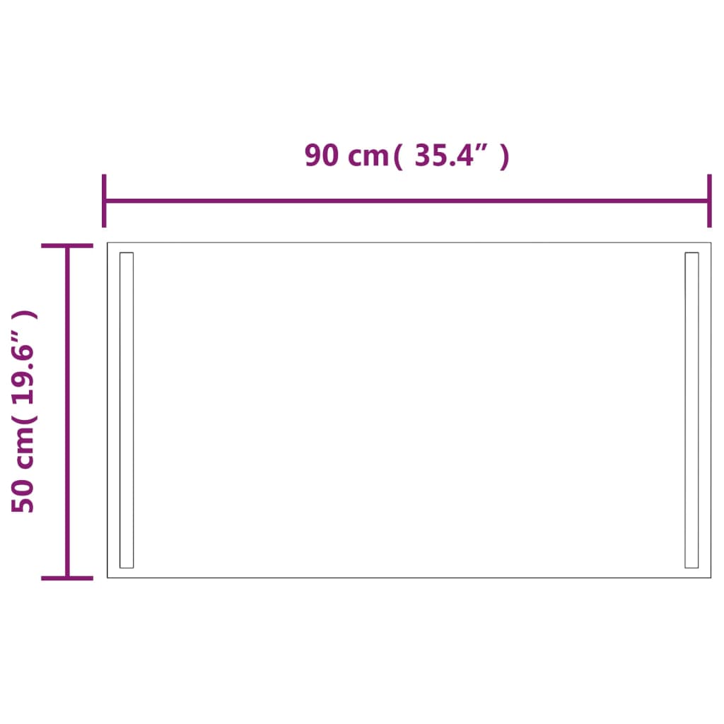 Oglinda de baie cu LED - 4 | YEO