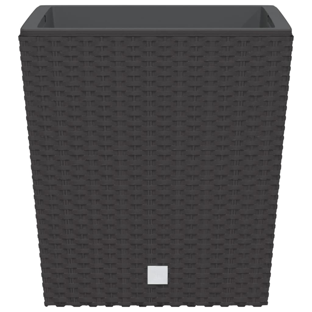 Jardiniera cu interior detasabil, maro, 21 / 32 L, PP ratan — imaginea 4