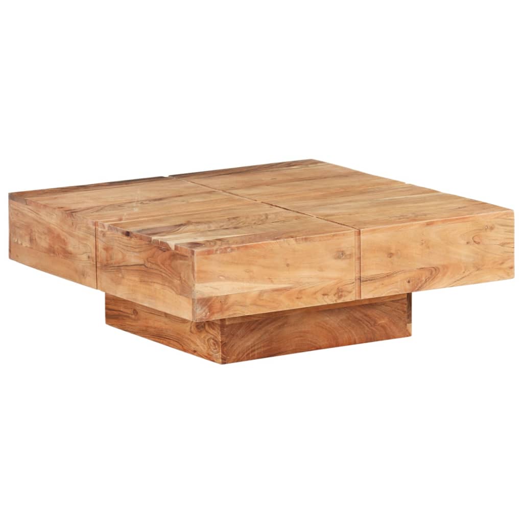 Masuta de cafea, 80x80x28 cm, lemn masiv de acacia — imaginea 8