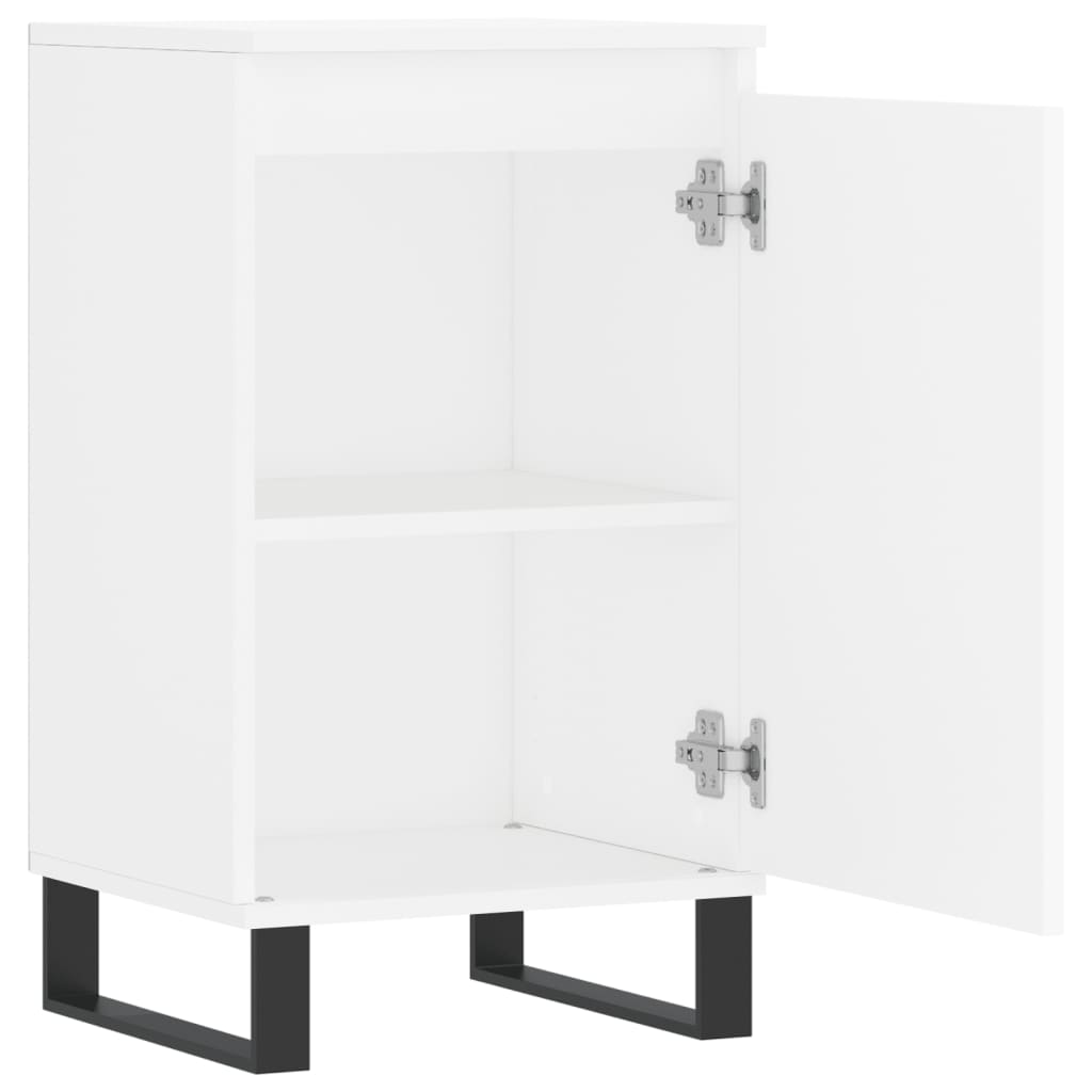 Servanta, alb, 40x35x70 cm, lemn prelucrat — imaginea 6