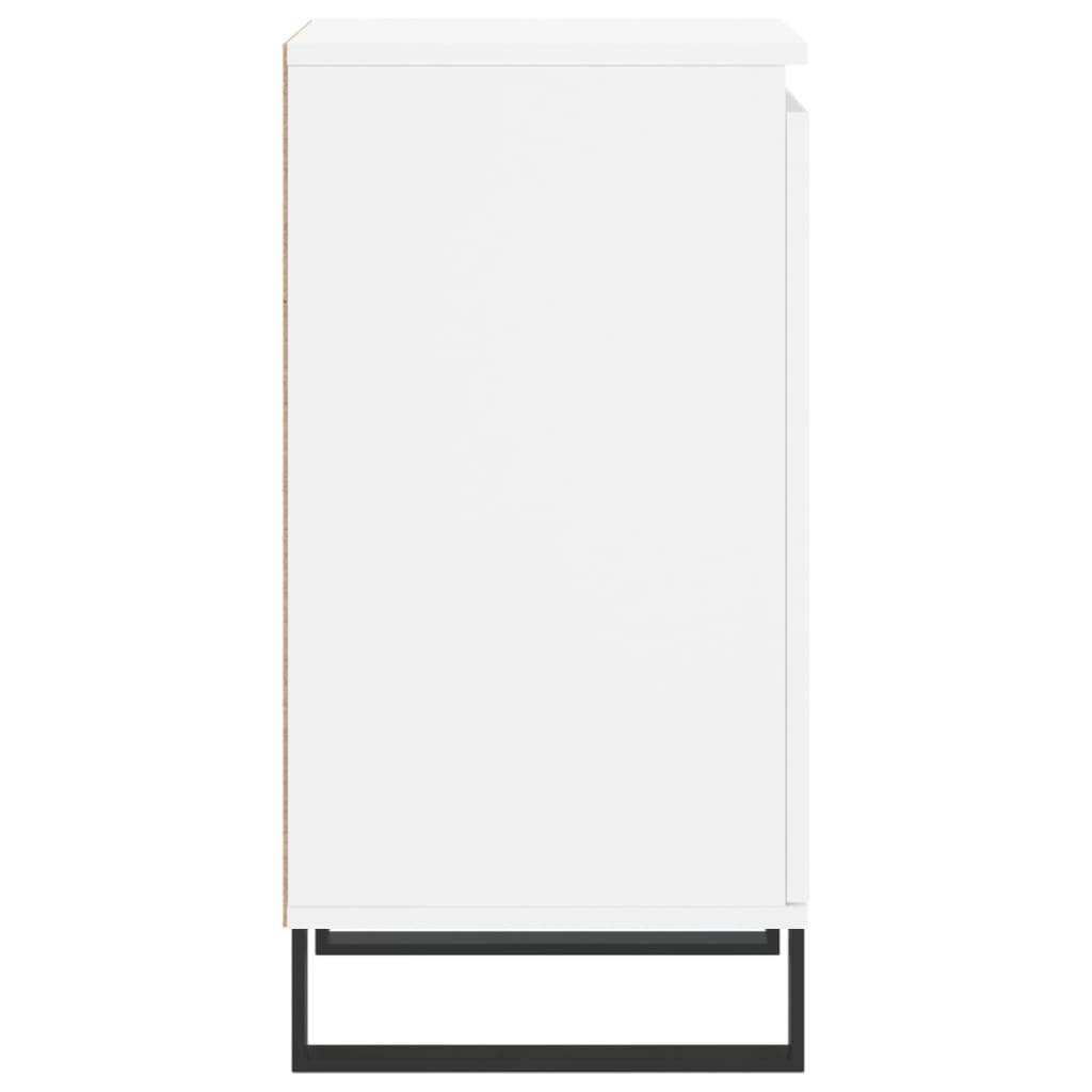Servanta, alb, 40x35x70 cm, lemn prelucrat — imaginea 7