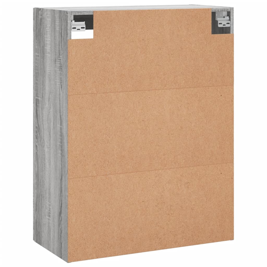 Dulap montat pe perete, gri sonoma, 69,5x34x90 cm — imaginea 9