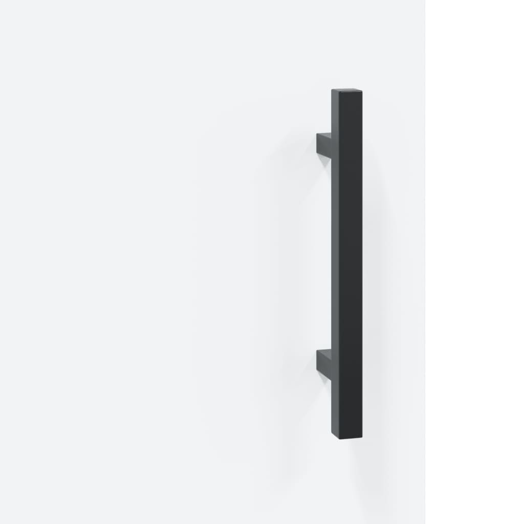 Dulap inalt, alb, 69,5x34x180 cm, lemn compozit — imaginea 9