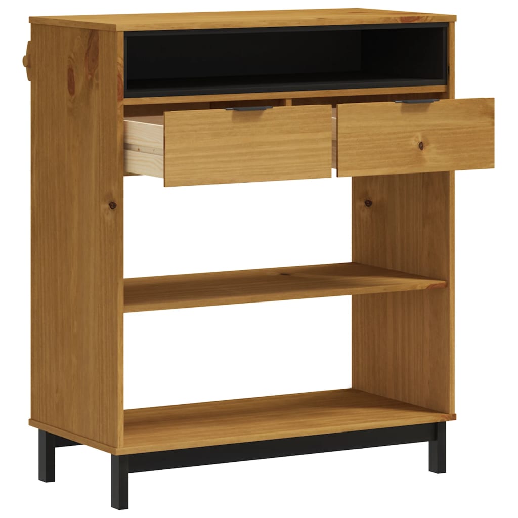 Masa de bar "FLAM", 92x45x110 cm, lemn masiv de pin — imaginea 4