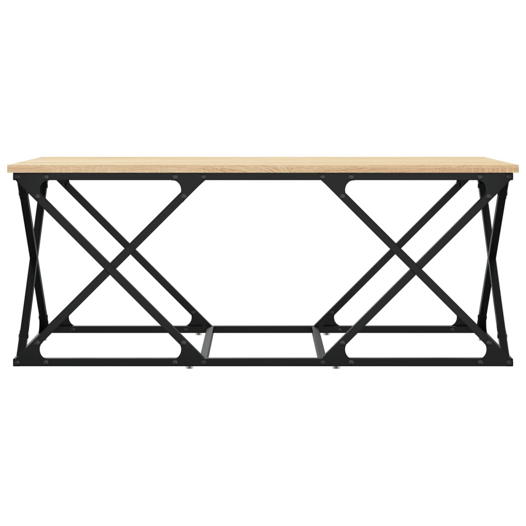 Masuta de cafea, stejar sonoma, 100x49x40 cm, lemn prelucrat — imaginea 4