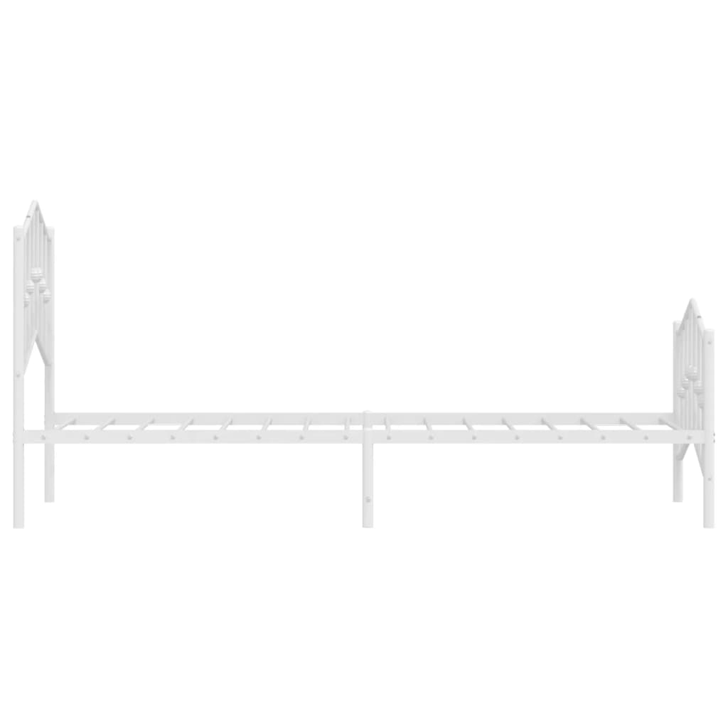 Cadru de pat metalic cu tablie de cap/picioare - 5 | YEO