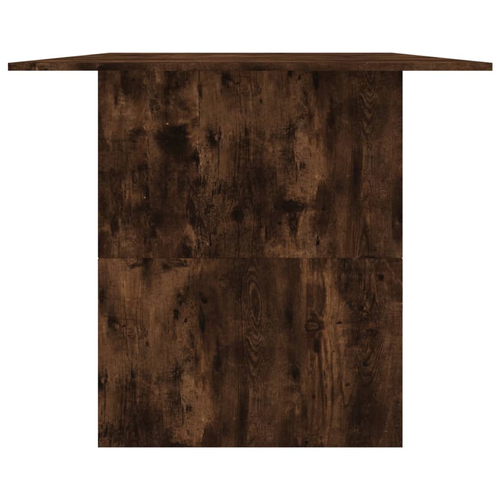 Masa de bucatarie, stejar fumuriu, 180x90x76 cm, lemn prelucrat — imaginea 8