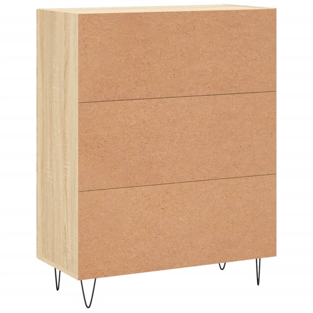 Servanta, stejar sonoma, 69,5x34x90 cm, lemn compozit — imaginea 8
