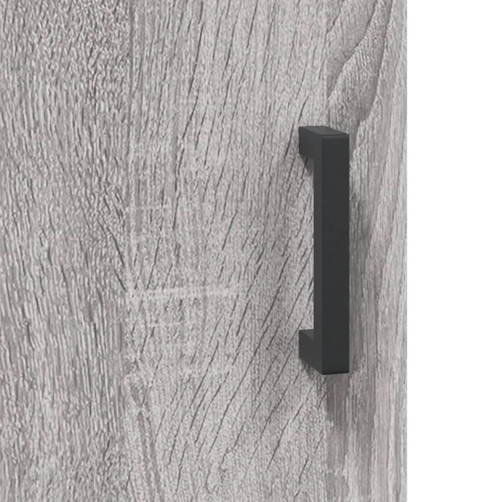 Dulap montat pe perete, gri sonoma, 34,5x34x90 cm — imaginea 11