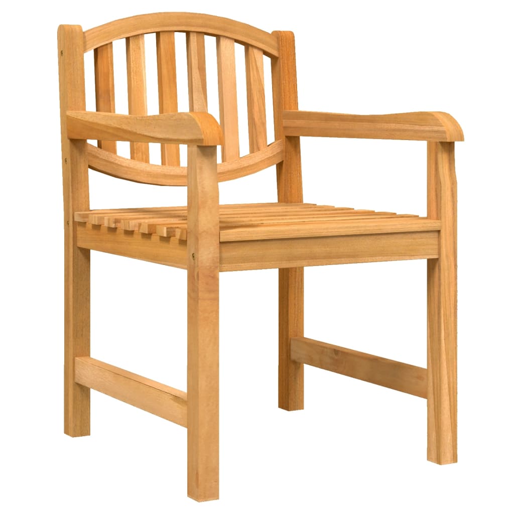 Set mobilier de gradina, 7 piese, lemn masiv de tec — imaginea 4
