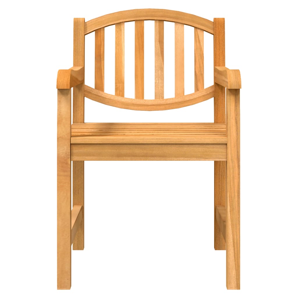 Set mobilier de gradina, 7 piese, lemn masiv de tec — imaginea 5