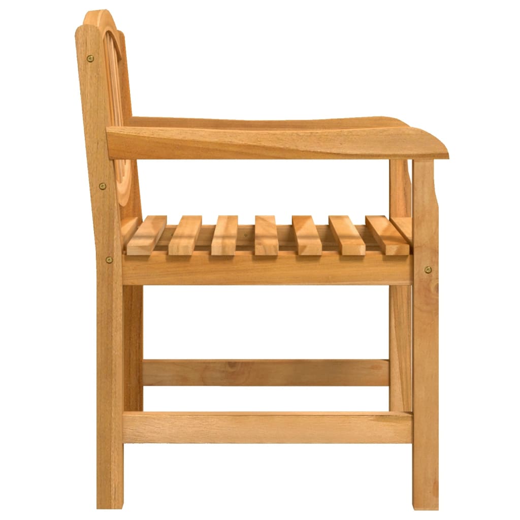 Set mobilier de gradina, 7 piese, lemn masiv de tec — imaginea 6