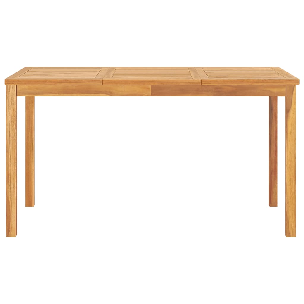 Set mobilier de gradina, 7 piese, lemn masiv de tec — imaginea 9