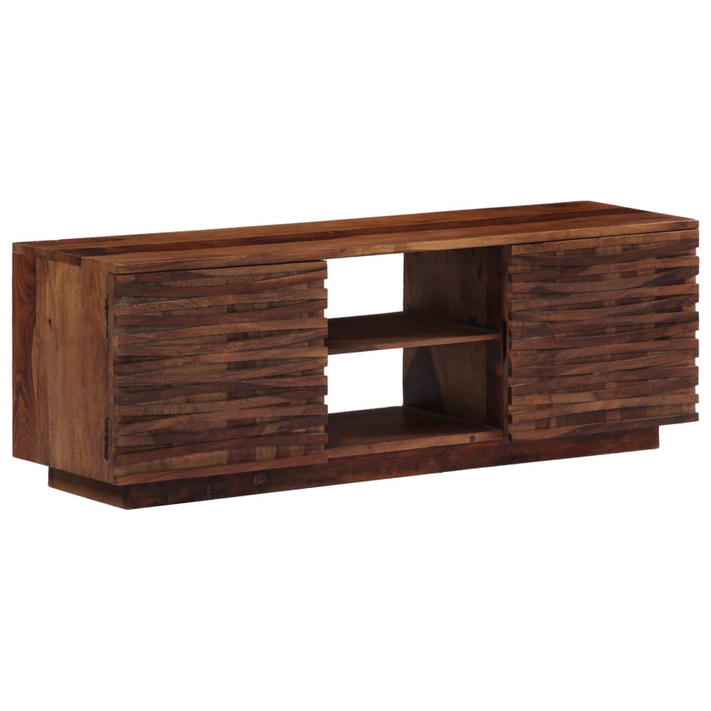 Comoda TV, 120 x 30 x 40 cm, lemn masiv de sheesham — imaginea 10