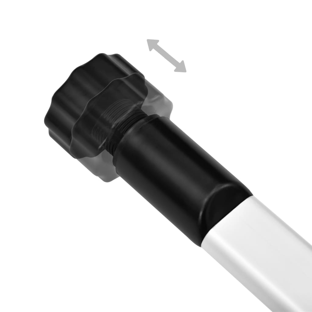 Sistem de garderoba telescopic, cu bare, aluminiu — imaginea 9