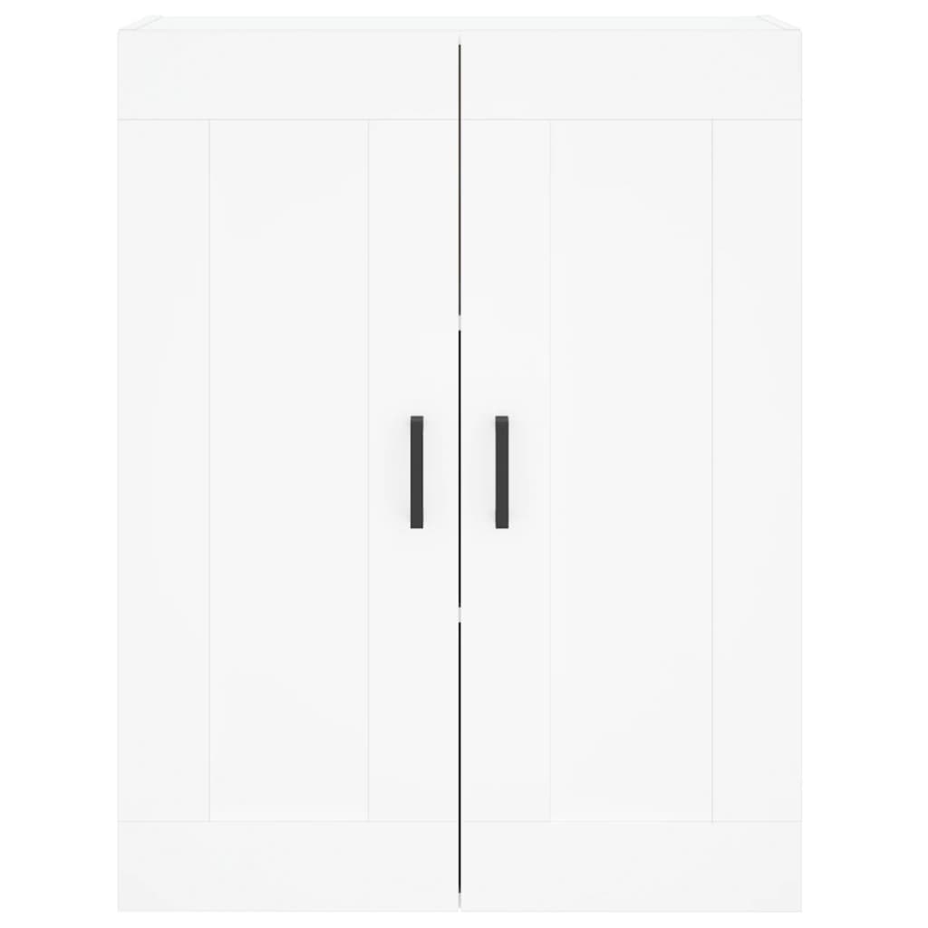 Dulap inalt, alb, 69,5x34x180 cm, lemn compozit — imaginea 6