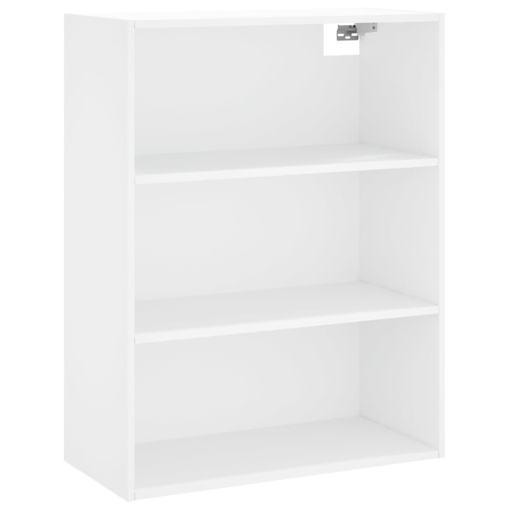 Dulap inalt, alb, 69,5x34x180 cm, lemn compozit — imaginea 5