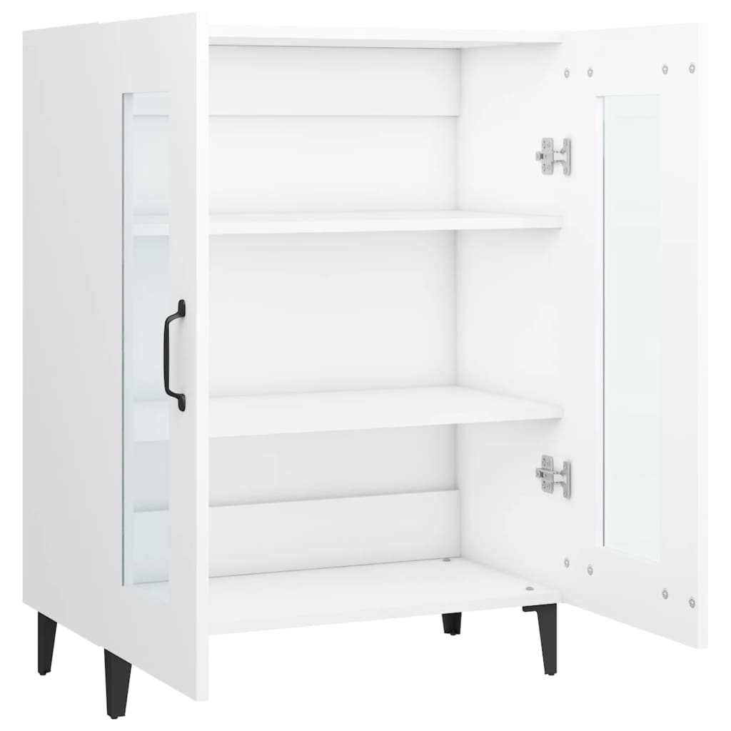 Servanta, alb, 69,5x34x90 cm, lemn compozit — imaginea 7