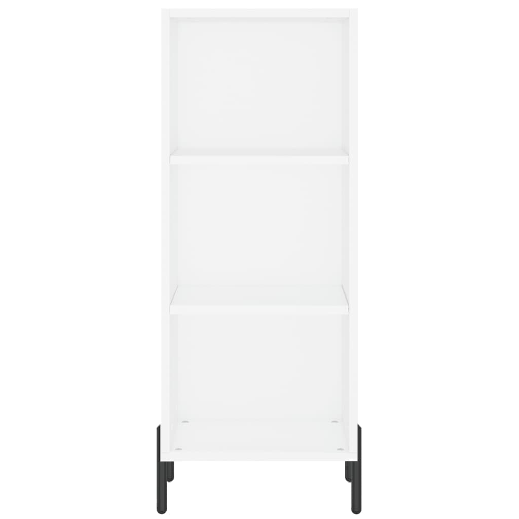 Dulap inalt, alb, 34,5x34x180 cm, lemn prelucrat — imaginea 6