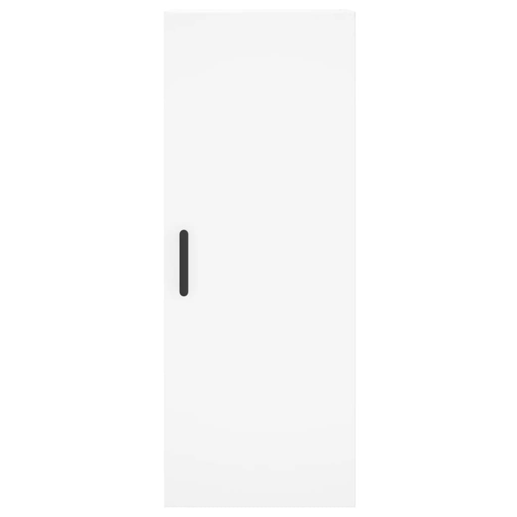 Dulap inalt, alb, 34,5x34x180 cm, lemn prelucrat — imaginea 8