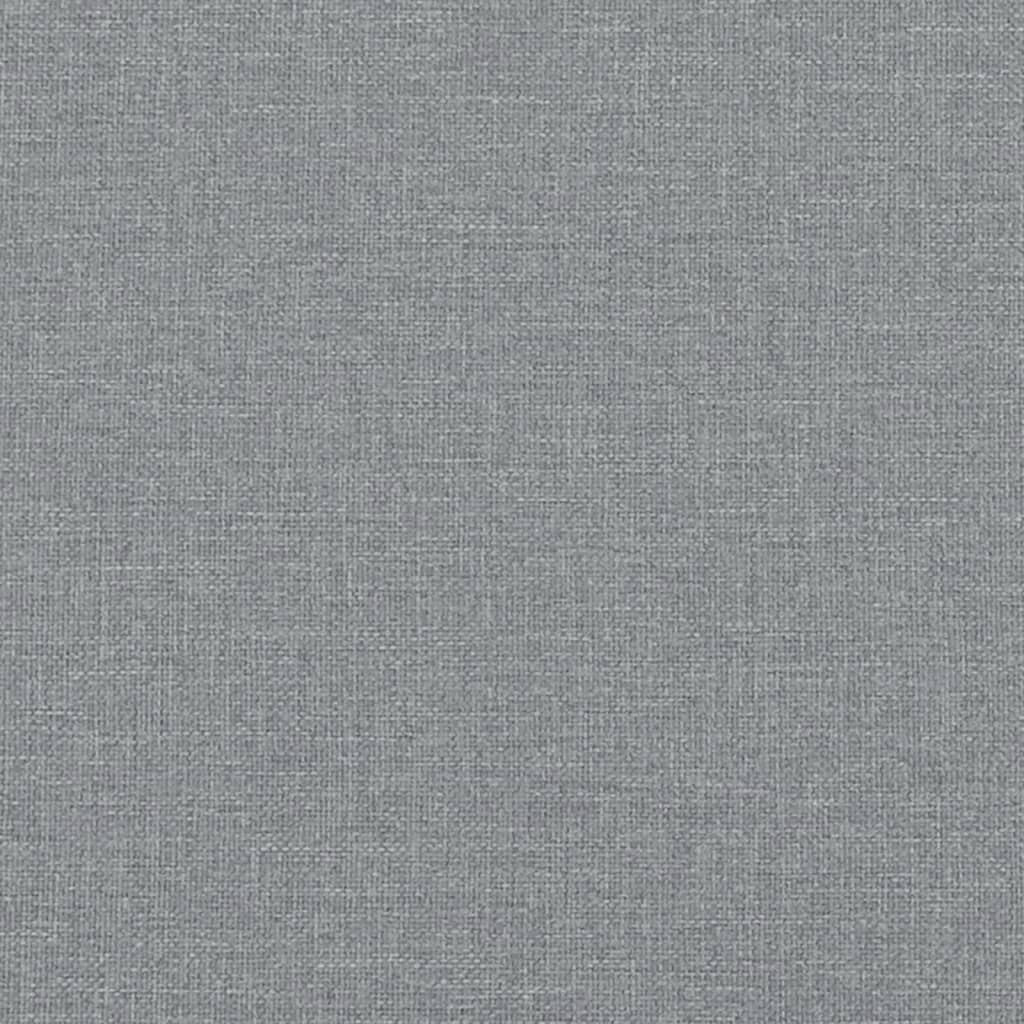 Fotoliu rabatabil, gri deschis, material textil — imaginea 10