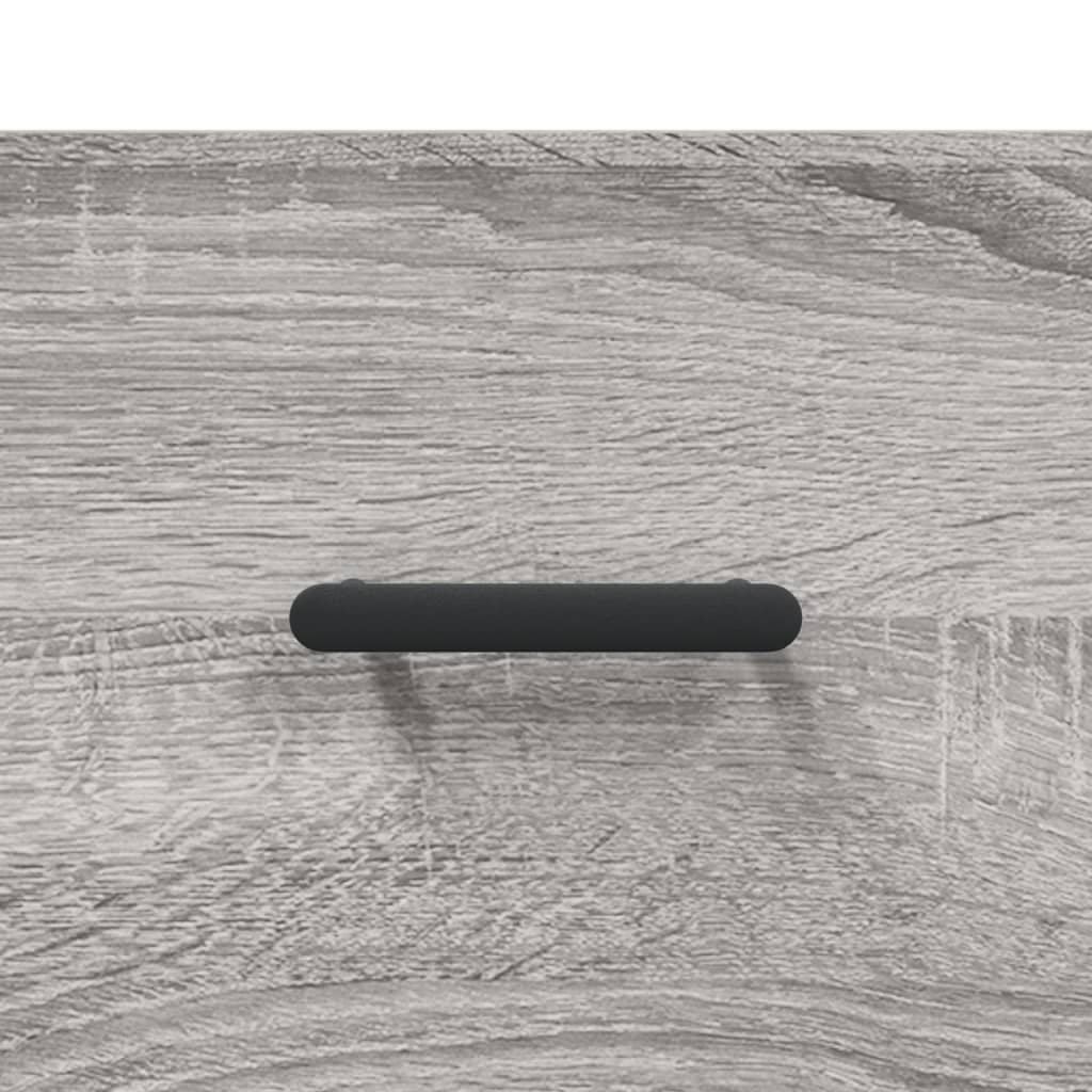Dulap inalt, gri sonoma, 34,5x34x180 cm, lemn prelucrat — imaginea 9