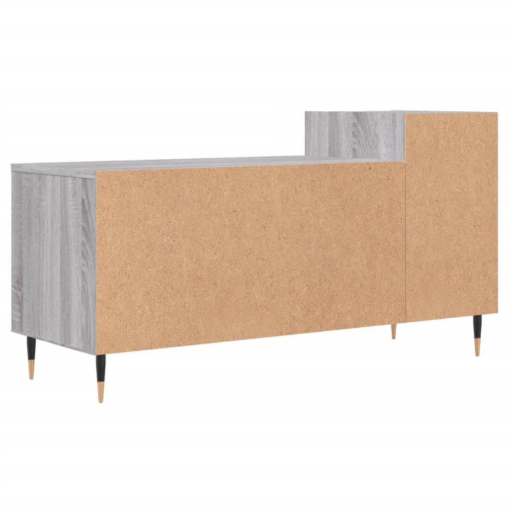 Comoda TV, gri sonoma, 100x35x55 cm, lemn prelucrat — imaginea 8