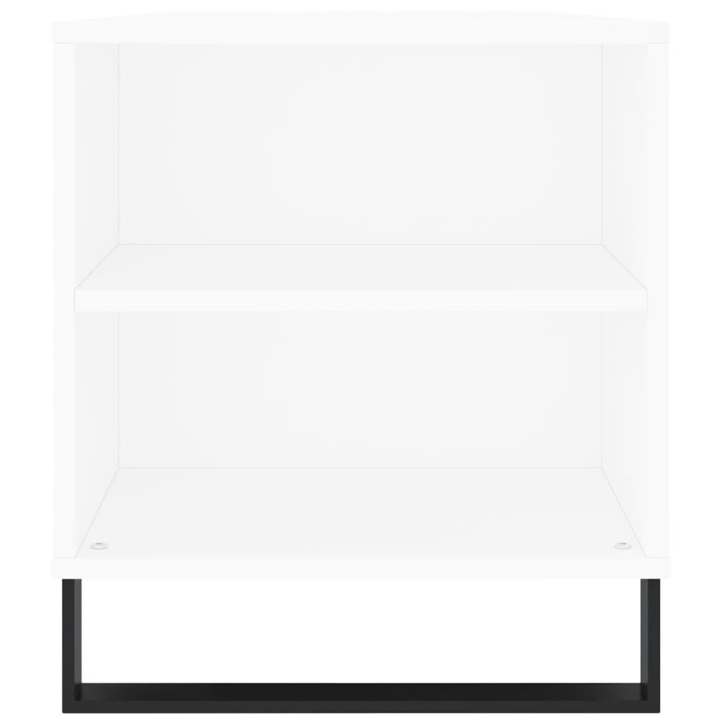 Masuta de cafea, alb, 102x44,5x50 cm, lemn prelucrat — imaginea 7